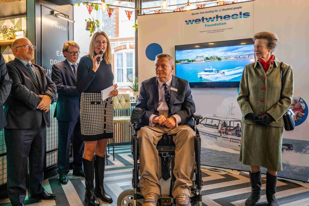 HRH The Princess Royal visits our Torbay operator.